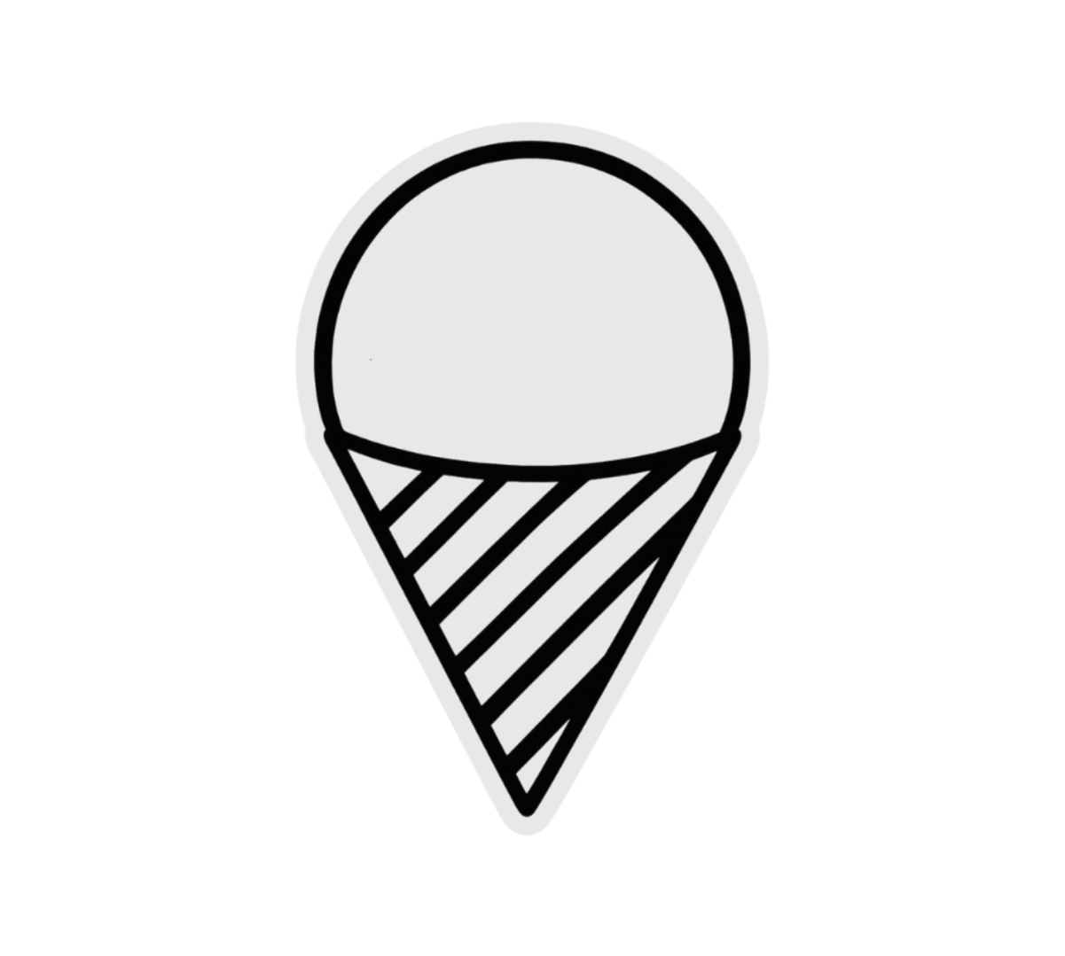 Snow Cone 3.5" STL FILE