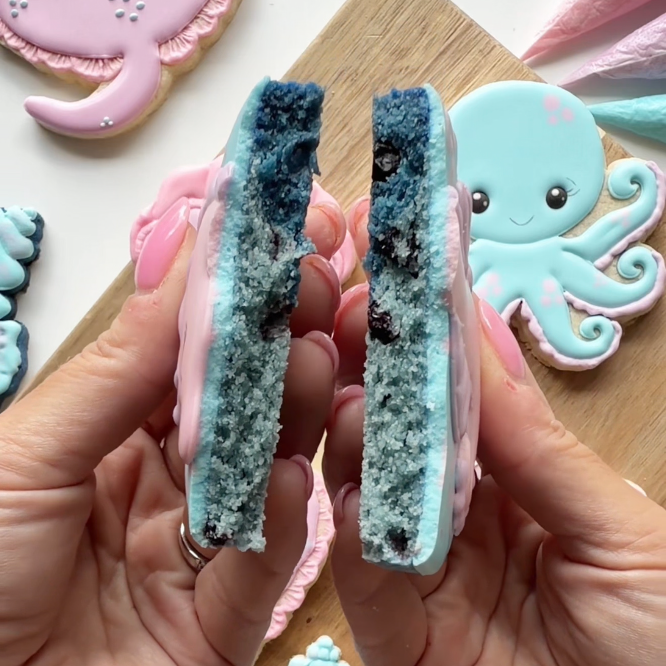 Chocolate, Strawberry & Blueberry Sugar Cookie Bundle