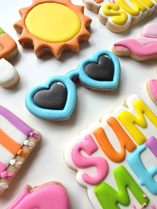 Heart Sunglasses Cookie Cutter