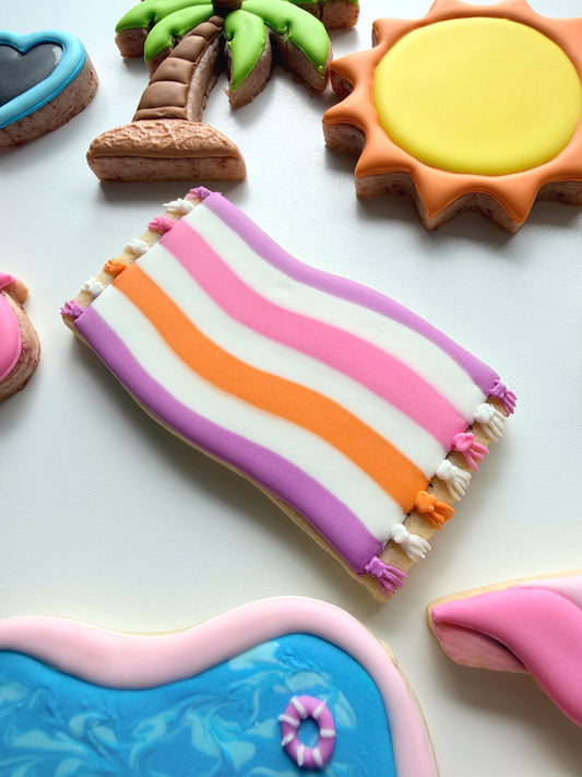 Beach Towel Cookie Cutter