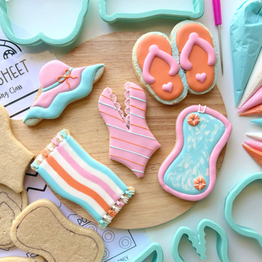 Summer Vibes COOKIE KIT (Early Access Preorder) + Online Decorating Class