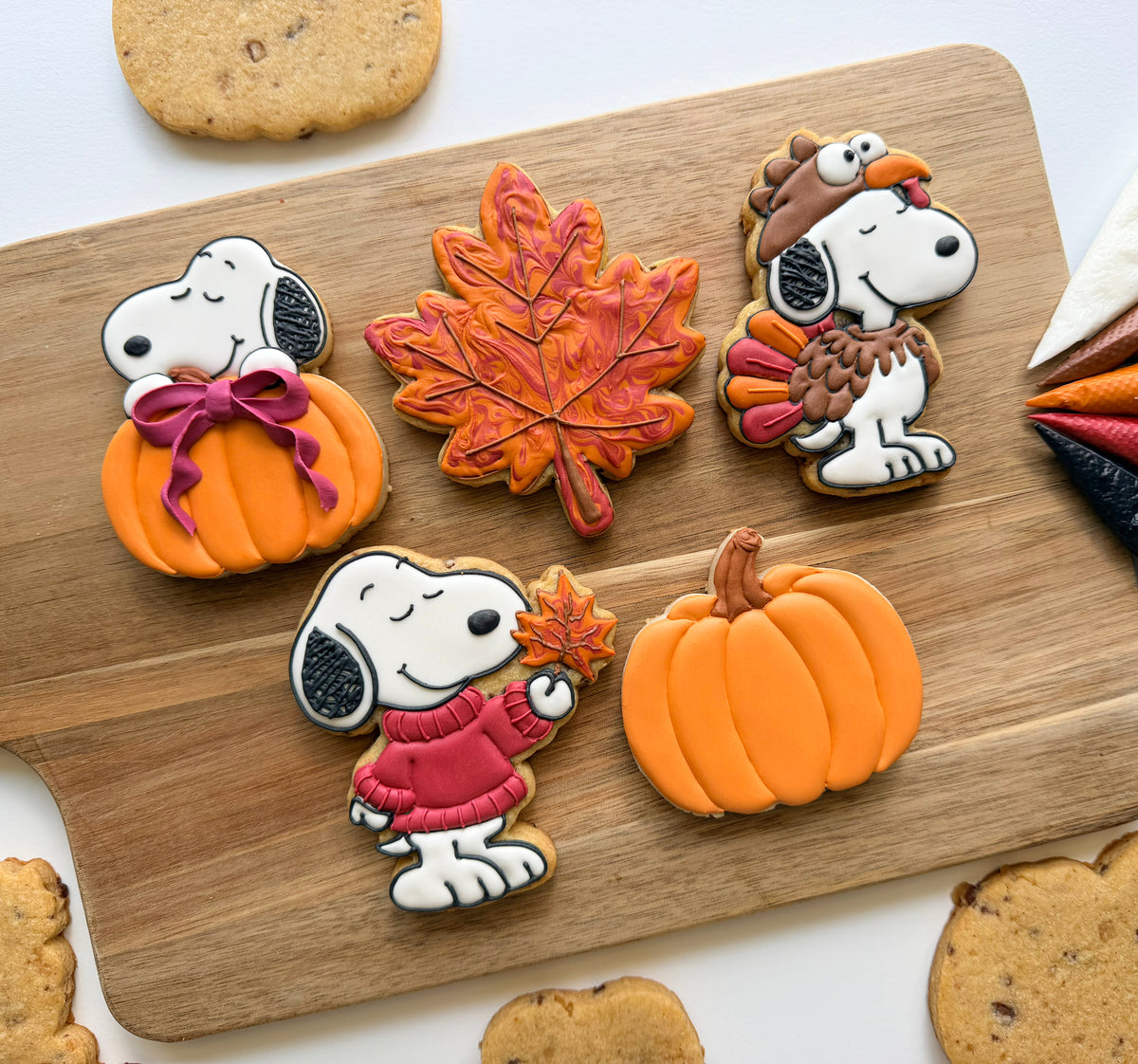 Intermediate Level - Snoopy Fall Cookie Decorating Class - Nov. 19
