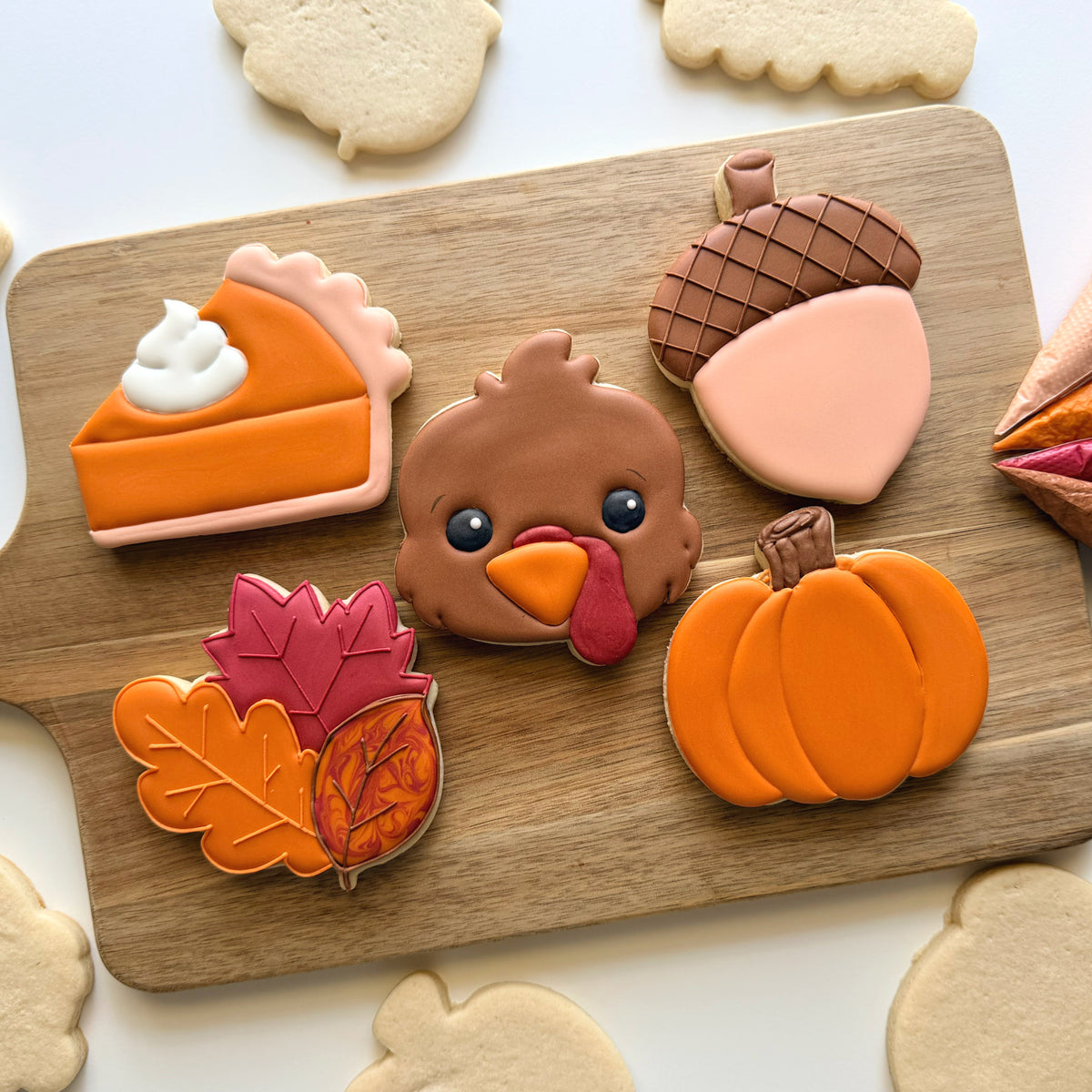 Beginner Level - Thanksgiving Cookie Decorating Class - Nov. 18